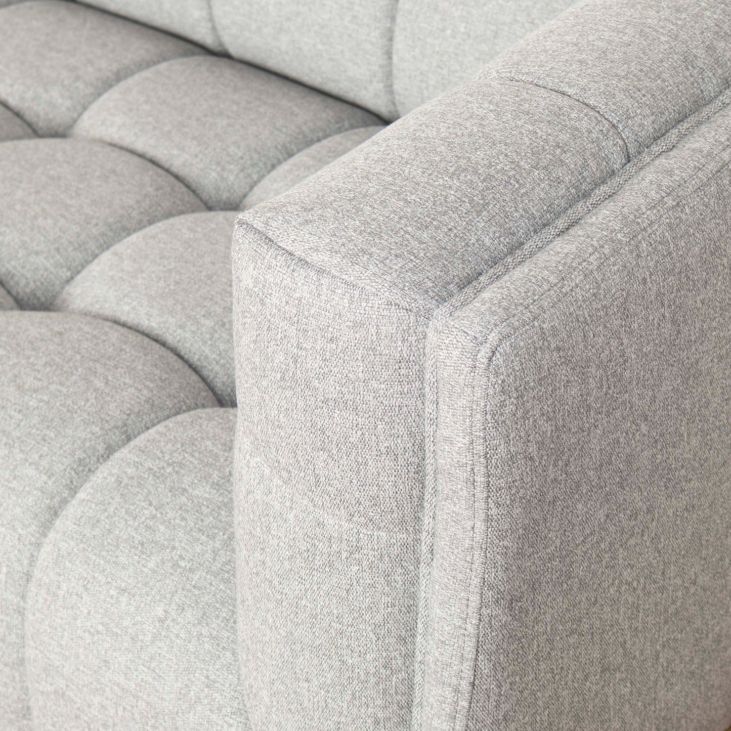 ‘Addison’ Large Sofa (Light Gray) - EcoLuxe Furnishings