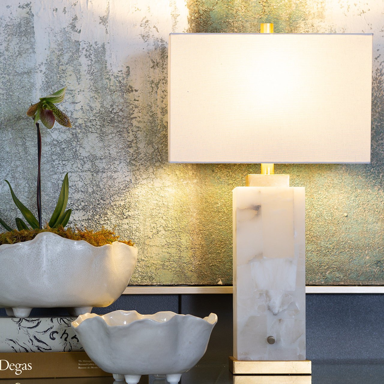 ‘Alabaster’ Table Lamp - EcoLuxe Furnishings