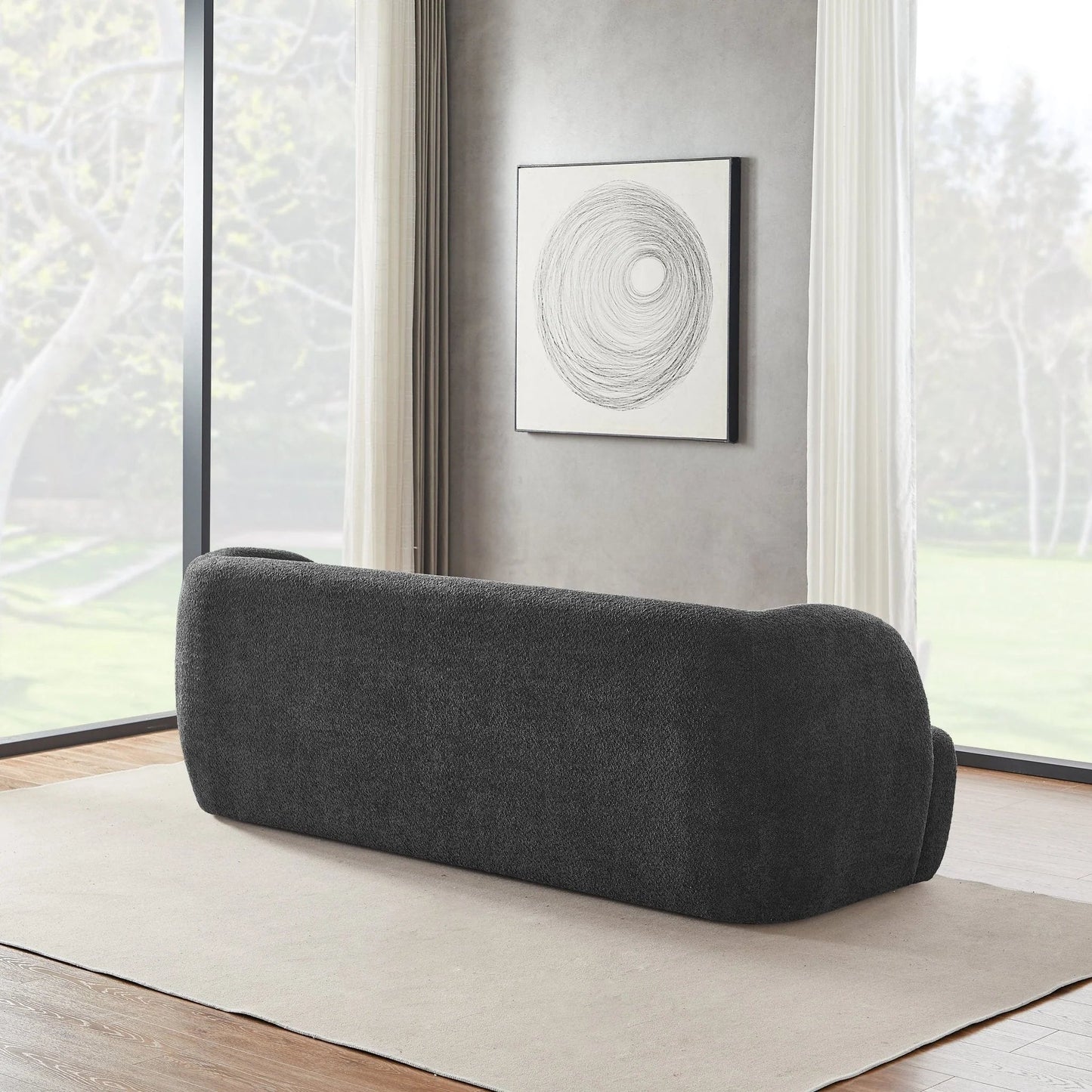 ‘Anna’ Sofa (Grey Boucle) - EcoLuxe Furnishings