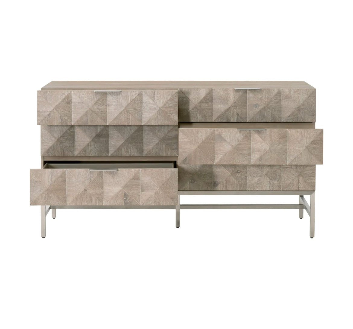 ‘Atlas’ 6-Drawer Double Dresser - EcoLuxe Furnishings