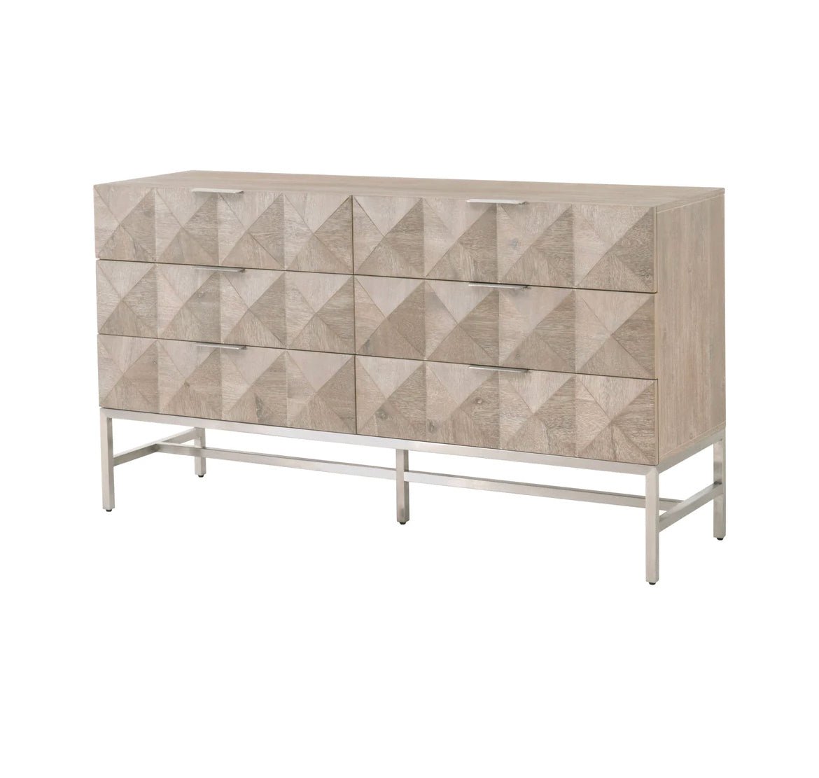 ‘Atlas’ 6-Drawer Double Dresser - EcoLuxe Furnishings
