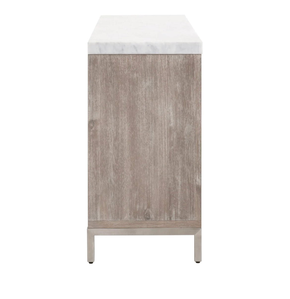 ‘Azure Carrera’ 6-Drawer Double Dresser (Natural Grey) - EcoLuxe Furnishings