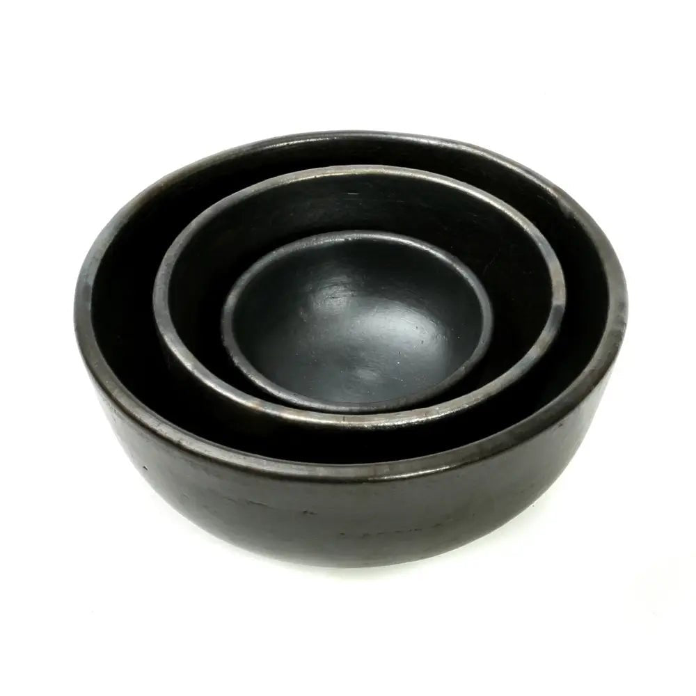 ‘Burned’ Bowl, Large (Black) - EcoLuxe Furnishings