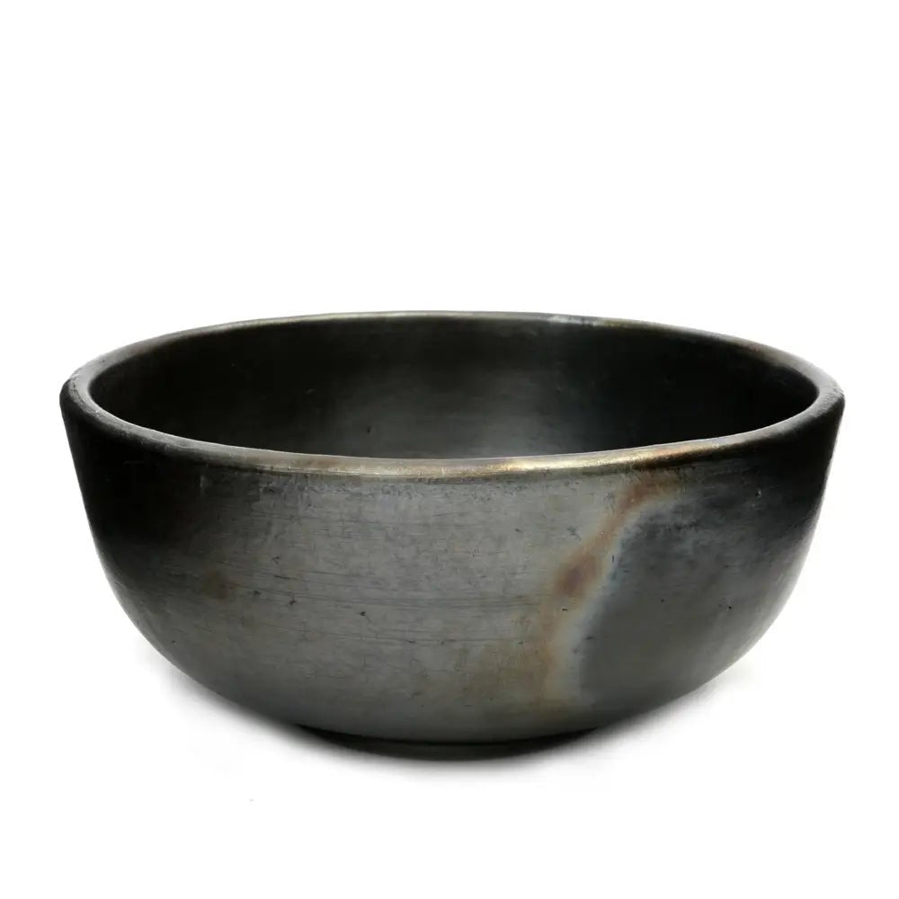 ‘Burned’ Bowl, Large (Black) - EcoLuxe Furnishings
