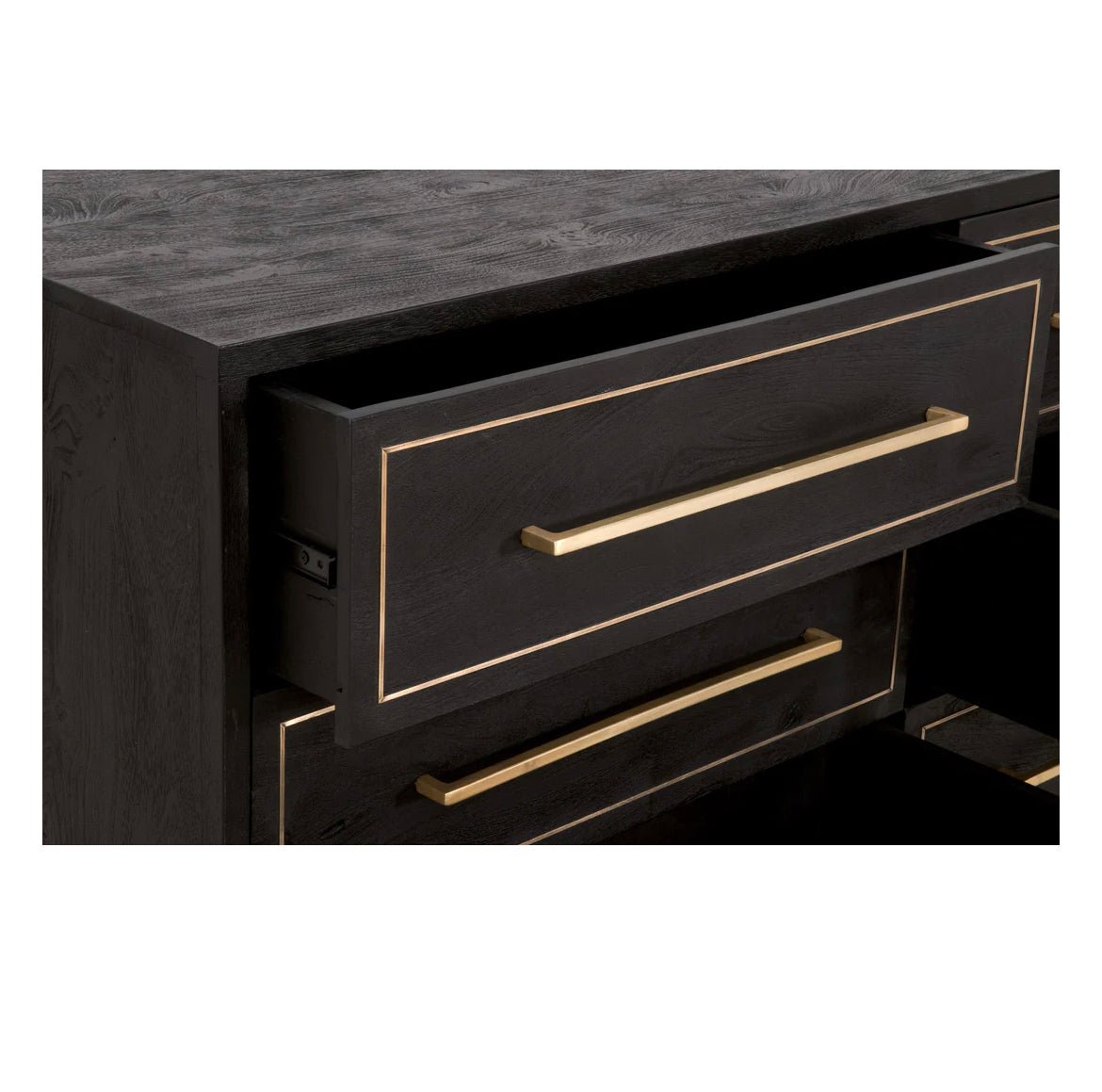 ‘Ebony’ 6-Drawer Double Dresser - EcoLuxe Furnishings