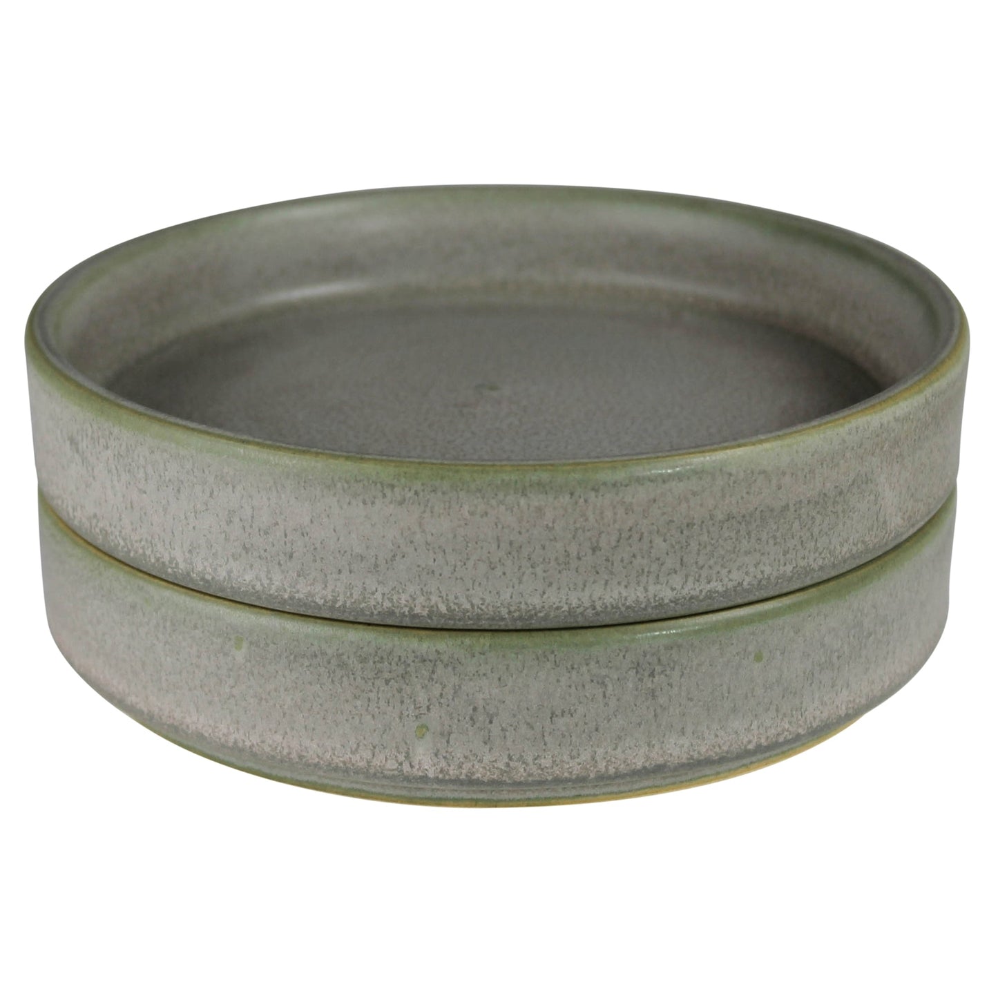 ‘Issa’ Ceramic Plate, Set of 6 (Sage Green) - EcoLuxe Furnishings