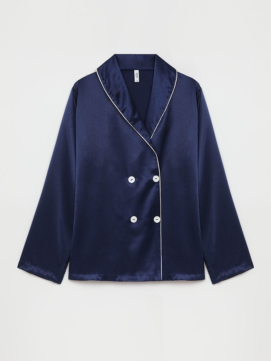 LOLITA GOES BED LONG SLEEVE PAJAMA SHIRT - EcoLuxe Furnishings