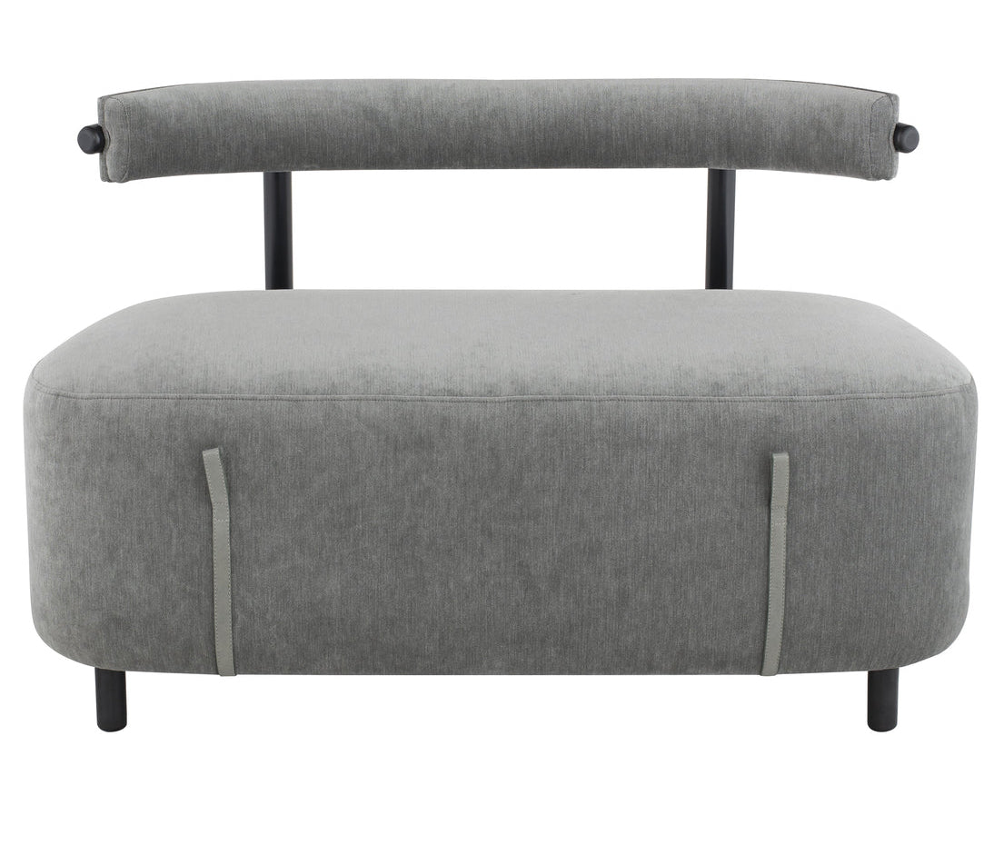 ‘Loop’ Dining Bench (Limestone) - EcoLuxe Furnishings