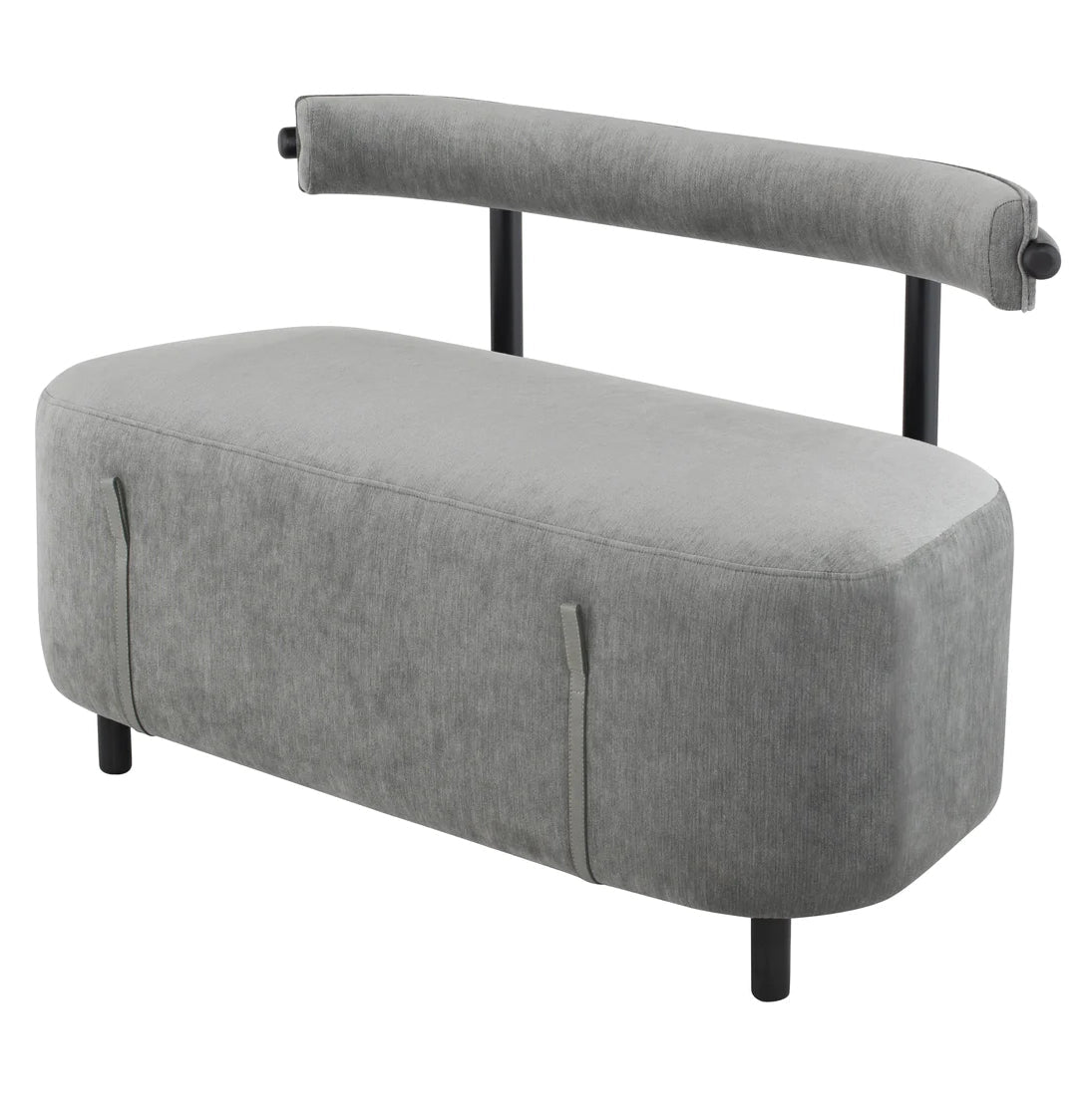 ‘Loop’ Dining Bench (Limestone) - EcoLuxe Furnishings
