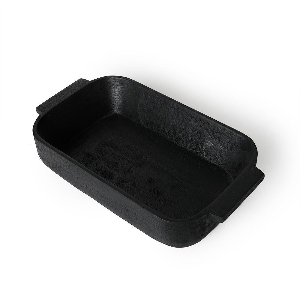 Mango Wood Brown Onyx Basket (Brown) - EcoLuxe Furnishings