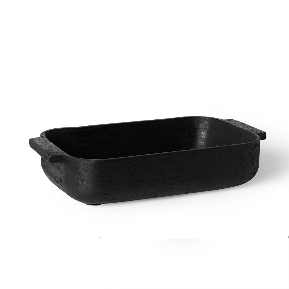 Mango Wood Brown Onyx Basket (Brown) - EcoLuxe Furnishings