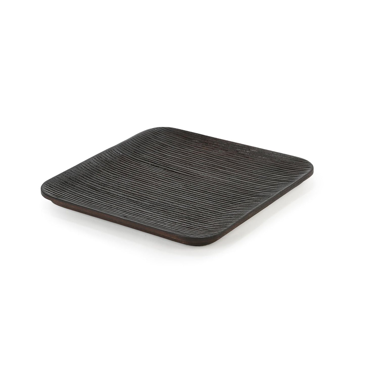 Mango Wood Square Brunet Platter (Brown) - EcoLuxe Furnishings