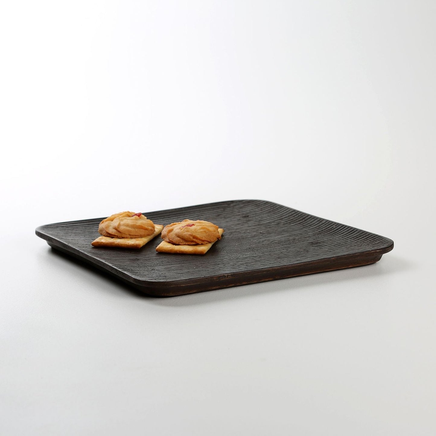 Mango Wood Square Brunet Platter (Brown) - EcoLuxe Furnishings