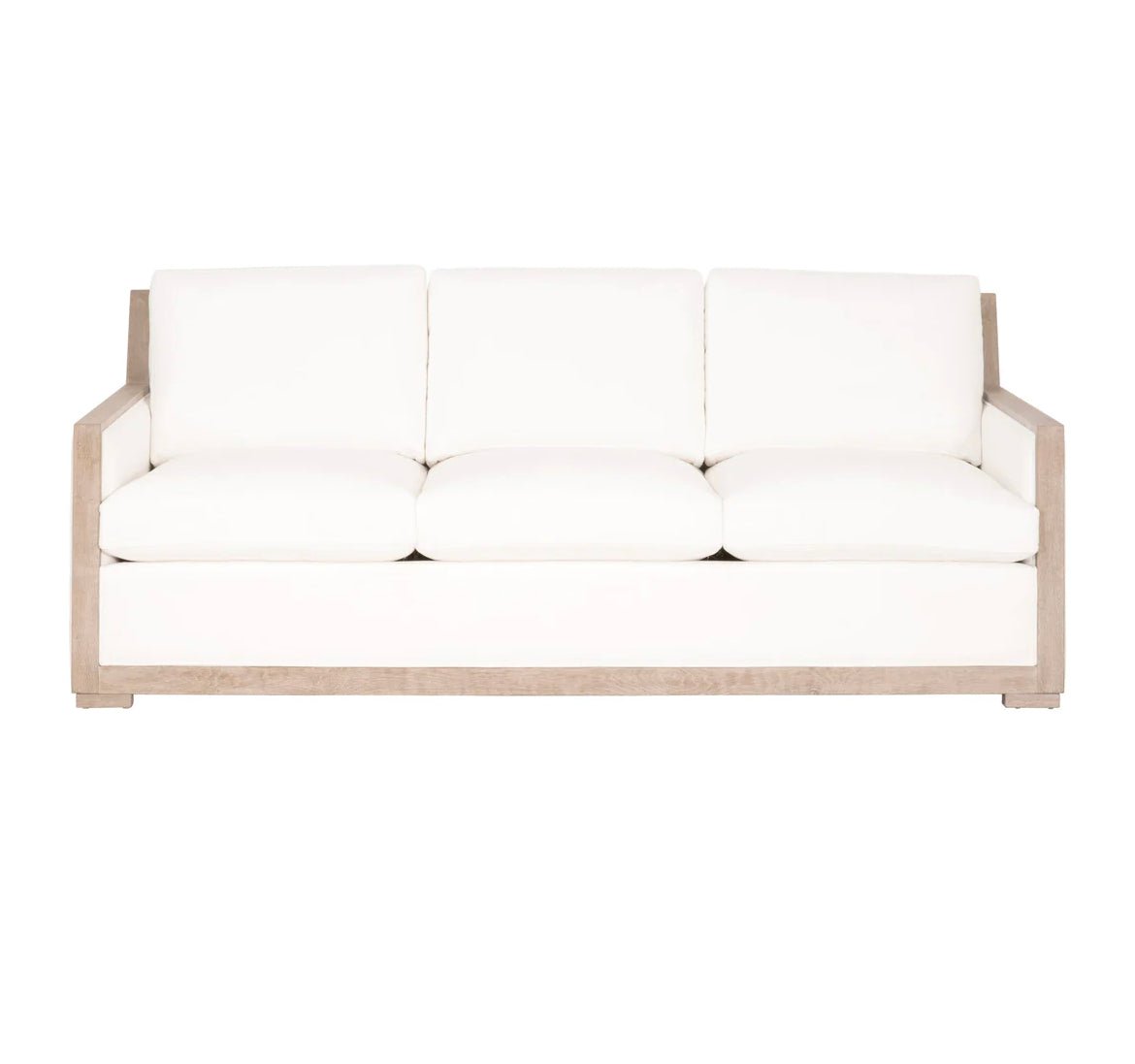 ‘Manhattan’ 85" Wood Trim Sofa - EcoLuxe Furnishings