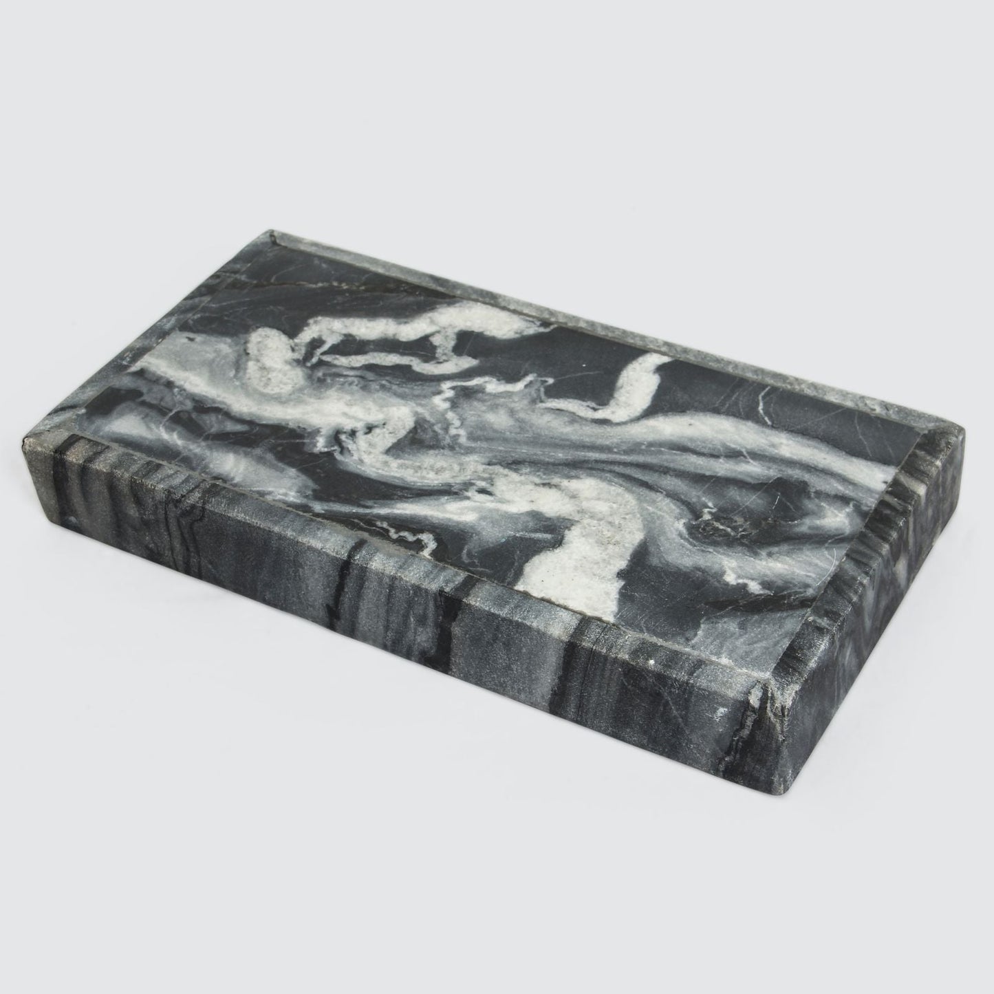 Marble Rectangle Tray (Gray) - EcoLuxe Furnishings