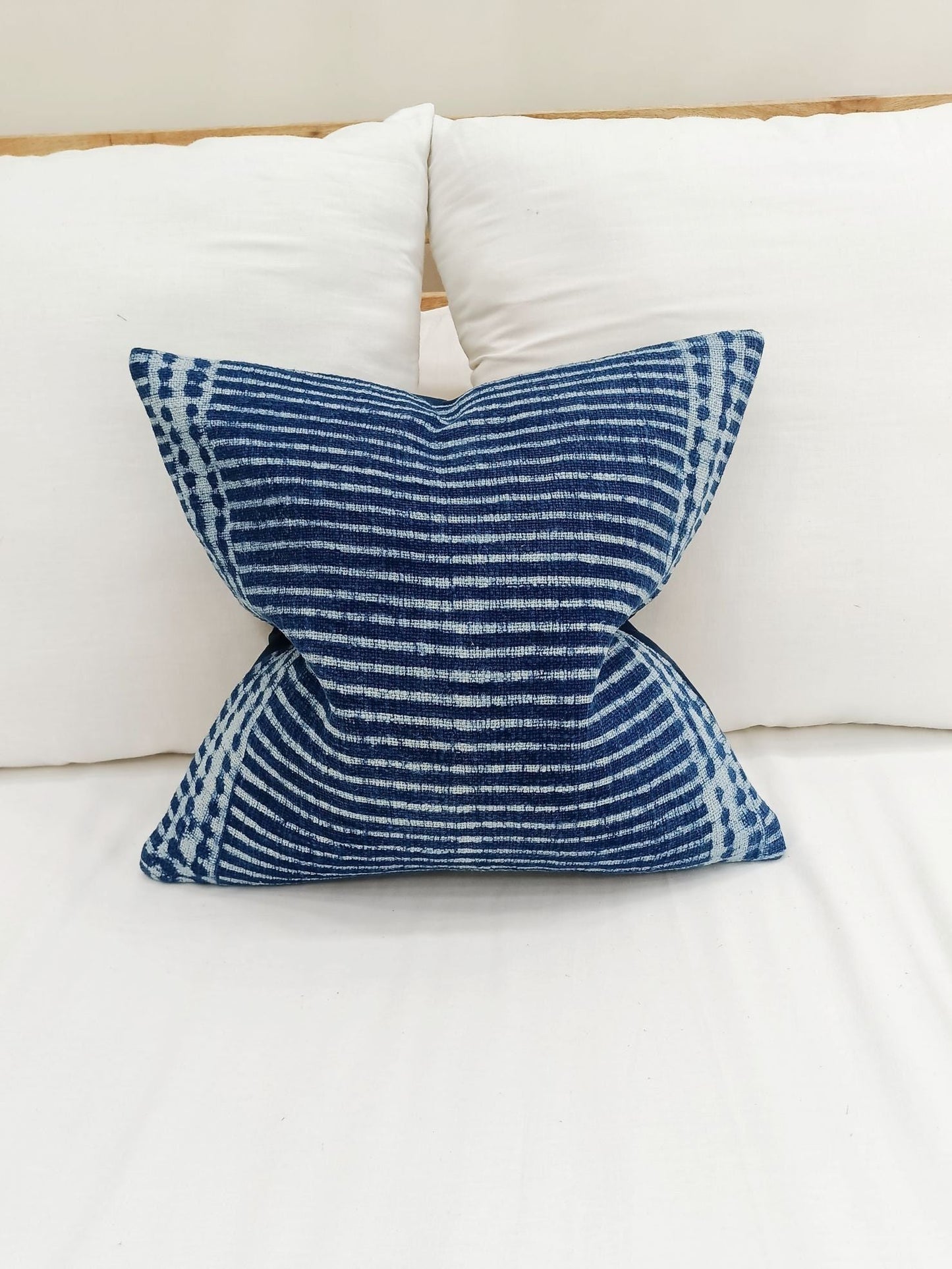 ‘Mtn Indigo’ Pillow Cover (Blue) - EcoLuxe Furnishings