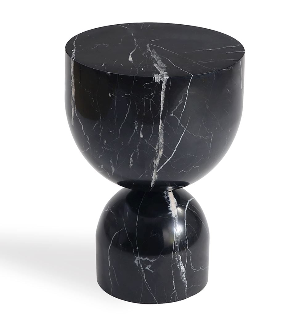 Pénélope End Table - Black Marble - EcoLuxe Furnishings