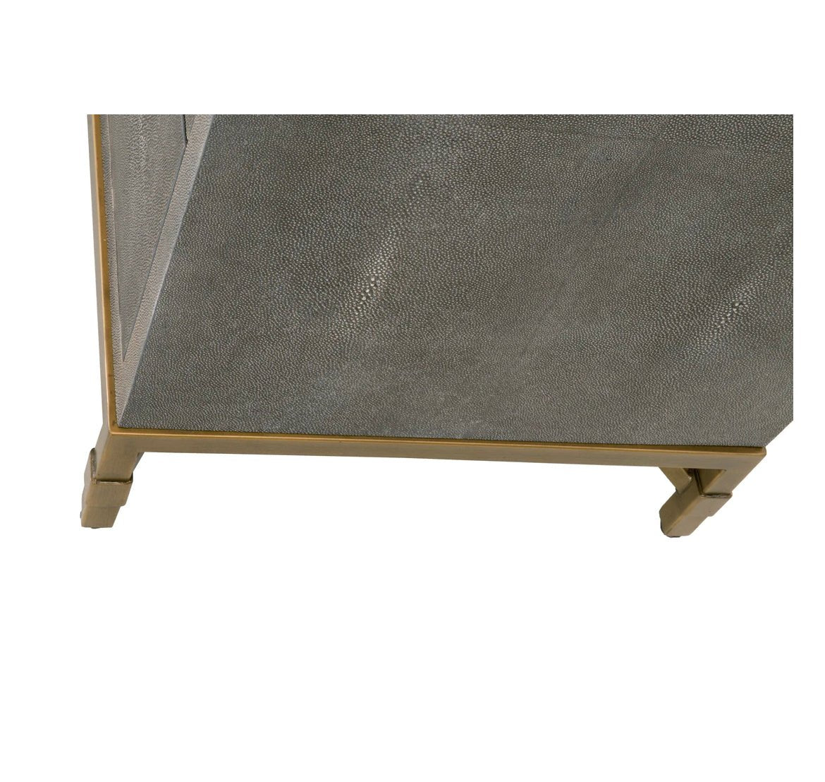 ‘Strand Shagreen’ 6-Drawer Double Dresser (Grey Shagreen) - EcoLuxe Furnishings