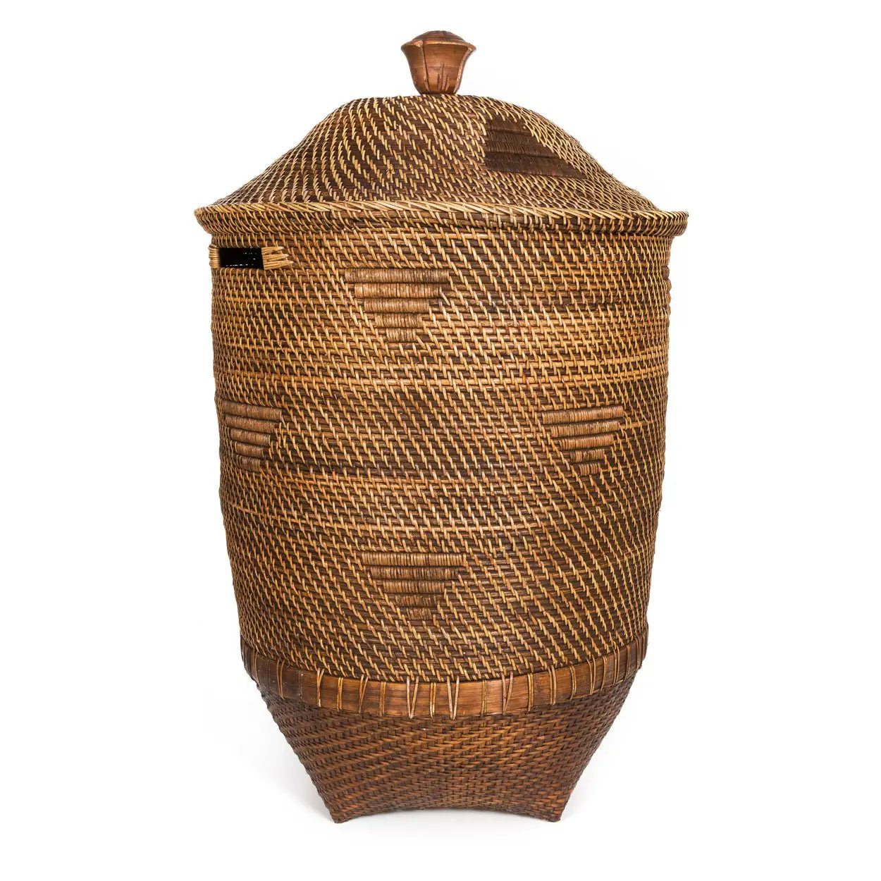 ‘The Colonial’ Laundry Basket, X-Large (Natural Brown) - EcoLuxe Furnishings