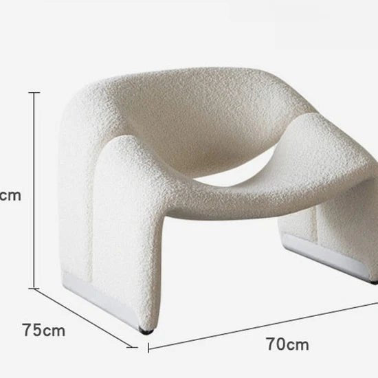 ‘Wabi’ Curved Armchair - EcoLuxe Furnishings