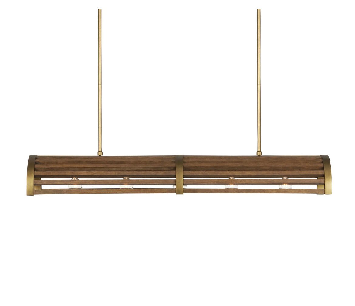 ‘Woodbine’ Rectangular Chandelier - EcoLuxe Furnishings