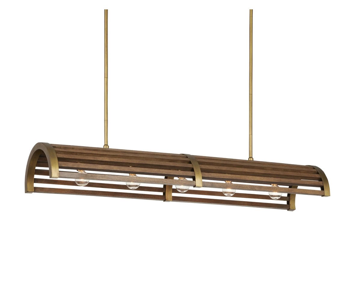 ‘Woodbine’ Rectangular Chandelier - EcoLuxe Furnishings