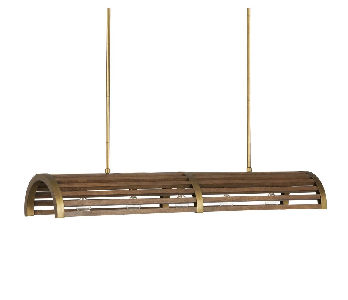 ‘Woodbine’ Rectangular Chandelier - EcoLuxe Furnishings