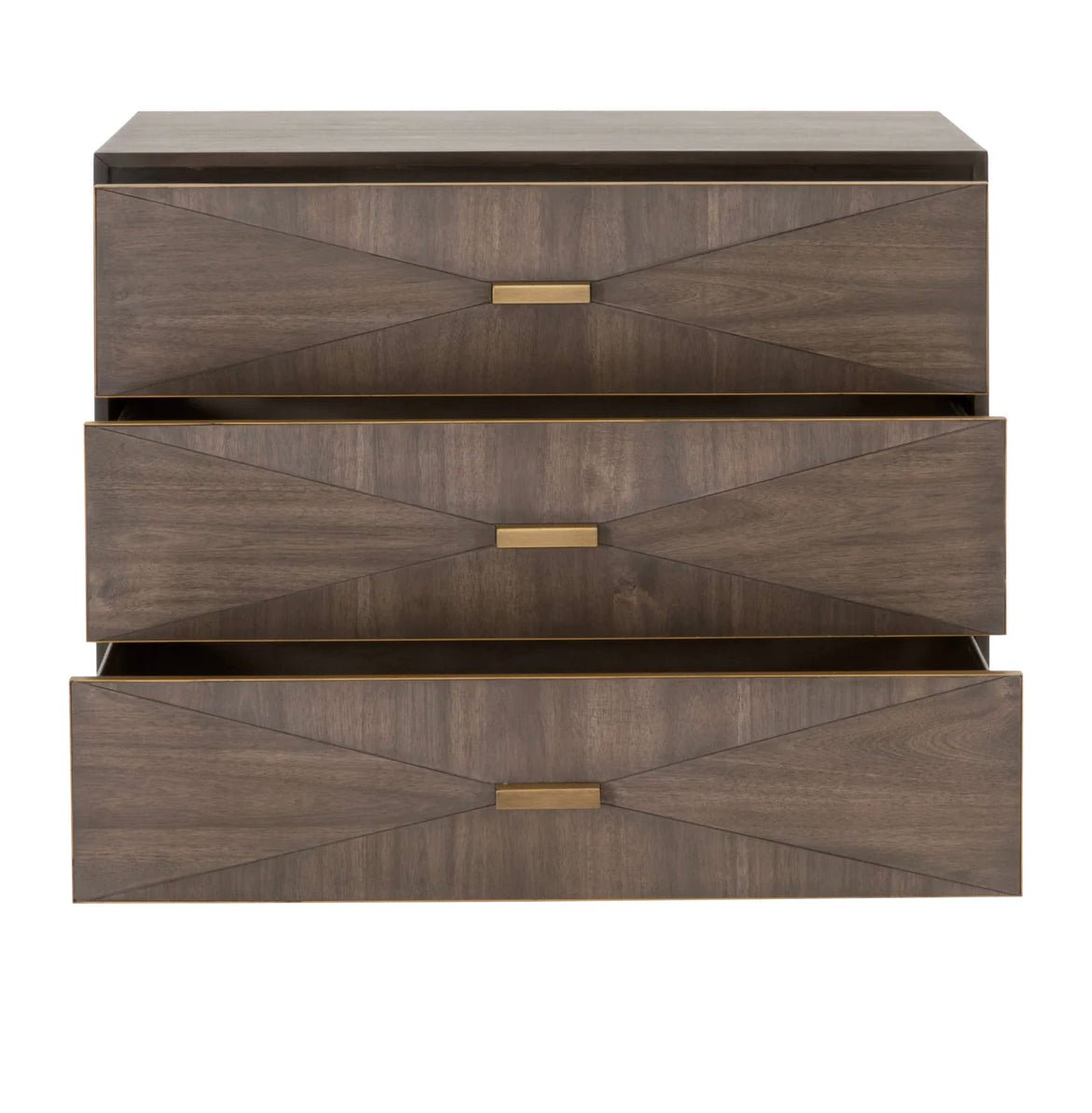 ‘Wynn’ 3-Drawer Nightstand - EcoLuxe Furnishings