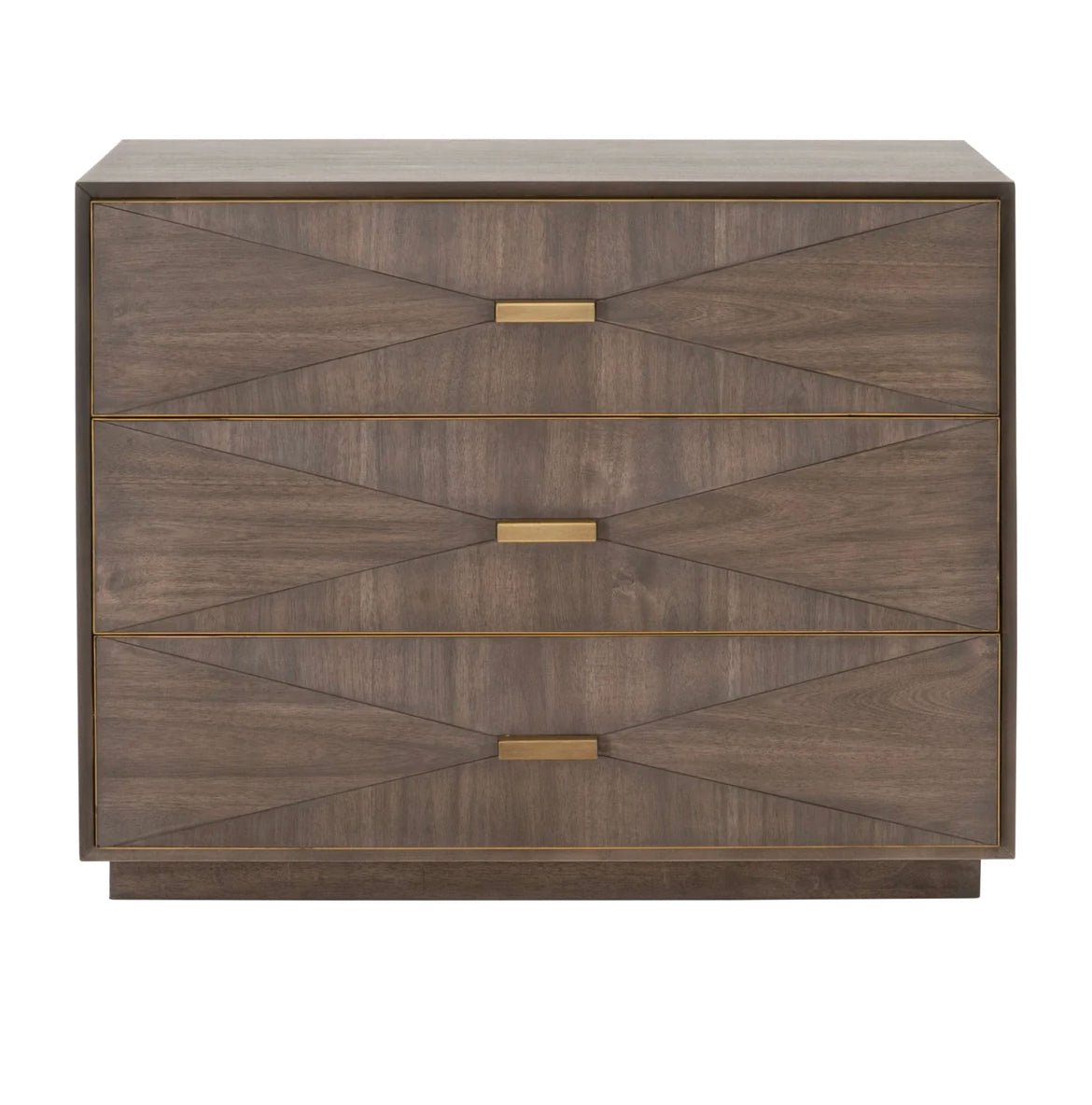 ‘Wynn’ 3-Drawer Nightstand - EcoLuxe Furnishings