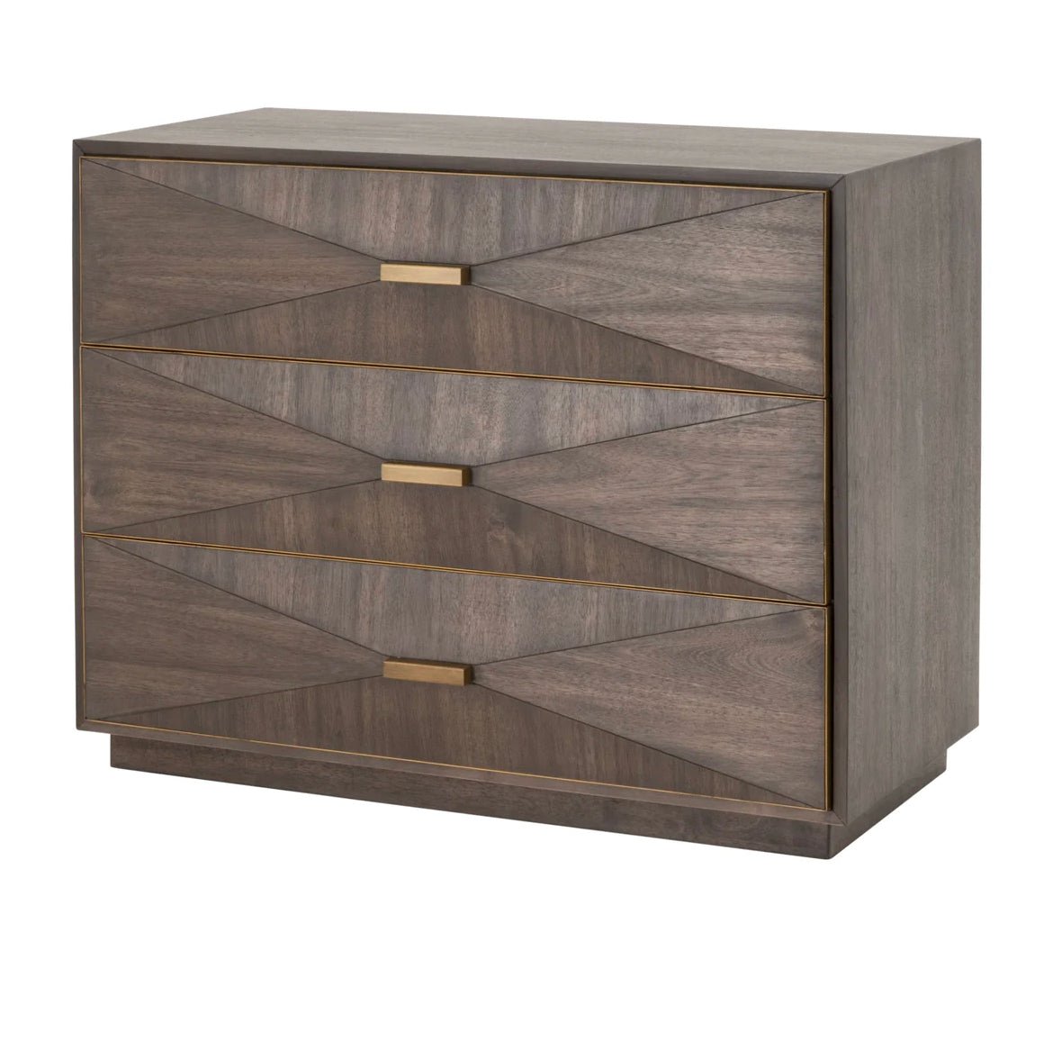 ‘Wynn’ 3-Drawer Nightstand - EcoLuxe Furnishings