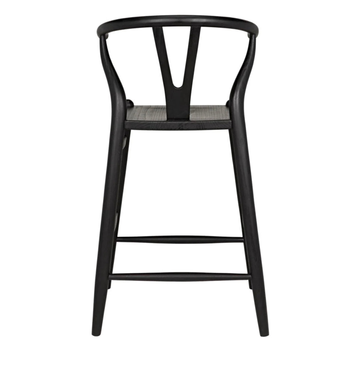 ‘Zola’ Counter Stool (Charcoal Black) - EcoLuxe Furnishings