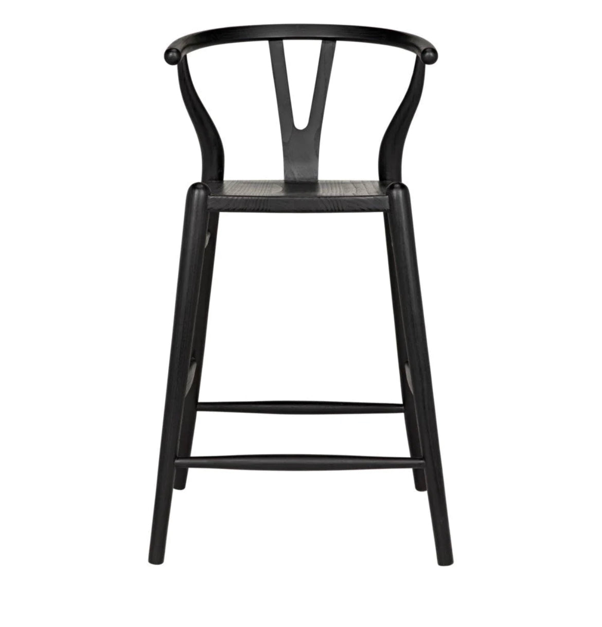 ‘Zola’ Counter Stool (Charcoal Black) - EcoLuxe Furnishings