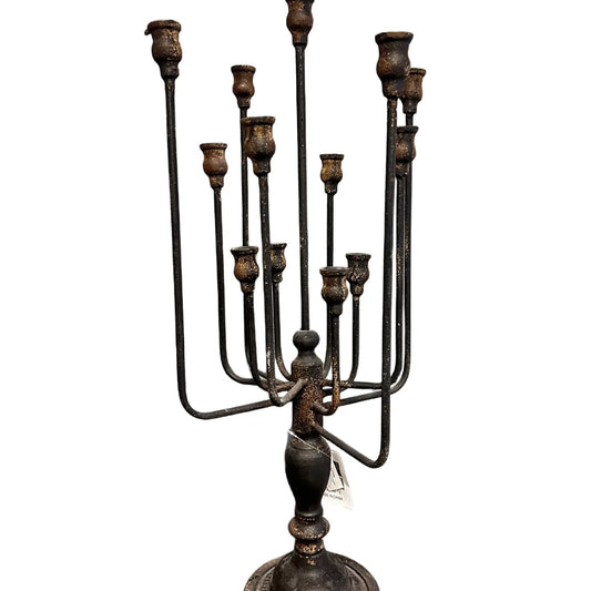 13 - Candle Iron Candelabra - EcoLuxe Furnishings