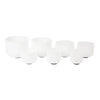 432 Hz Crystal Singing Bowls Set, Small/7 Bowls - EcoLuxe Furnishings