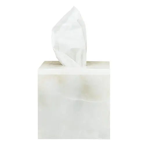 ‘Alabaster’ Tissue Box - EcoLuxe Furnishings