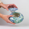 Alfar Tierra Cocida - Boho Large Ceramic Ashtray - Unique Style/REEF Blue - EcoLuxe Furnishings