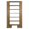 ‘Almanza’ Bookcase, Oak (Natural) - EcoLuxe Furnishings