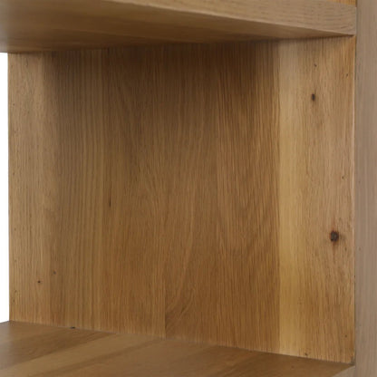 ‘Almanza’ Bookcase, Oak (Natural) - EcoLuxe Furnishings