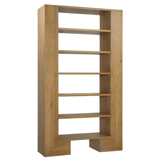 ‘Almanza’ Bookcase, Oak (Natural) - EcoLuxe Furnishings