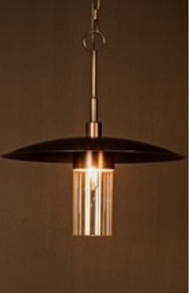 ‘Anton’ Pendant, Metal w/Aged Brass Finish - EcoLuxe Furnishings