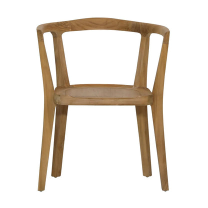 ‘Aslie’ Dining Chair, Teak Wood (Natural) - EcoLuxe Furnishings