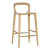 ‘Britta’ Barstool Teak Wood (Natural) - EcoLuxe Furnishings