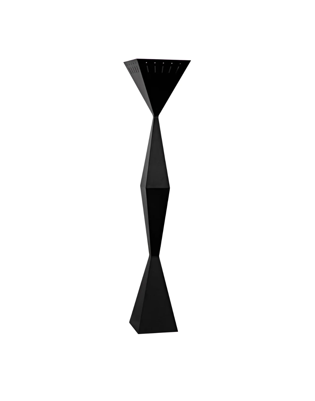 ‘Brixton’ Floor Lamp, Steel (Black) - EcoLuxe Furnishings