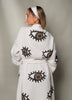 ‘Brown Evil Eye’ Kaftan Kimono Robe - EcoLuxe Furnishings