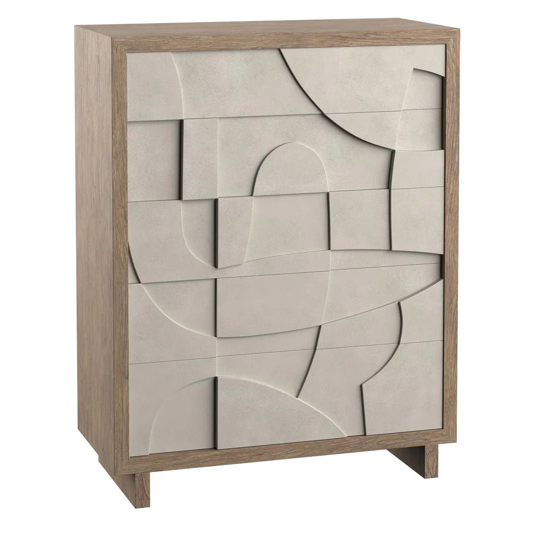 ‘Casa Paros’ Tall Drawer Chest - EcoLuxe Furnishings