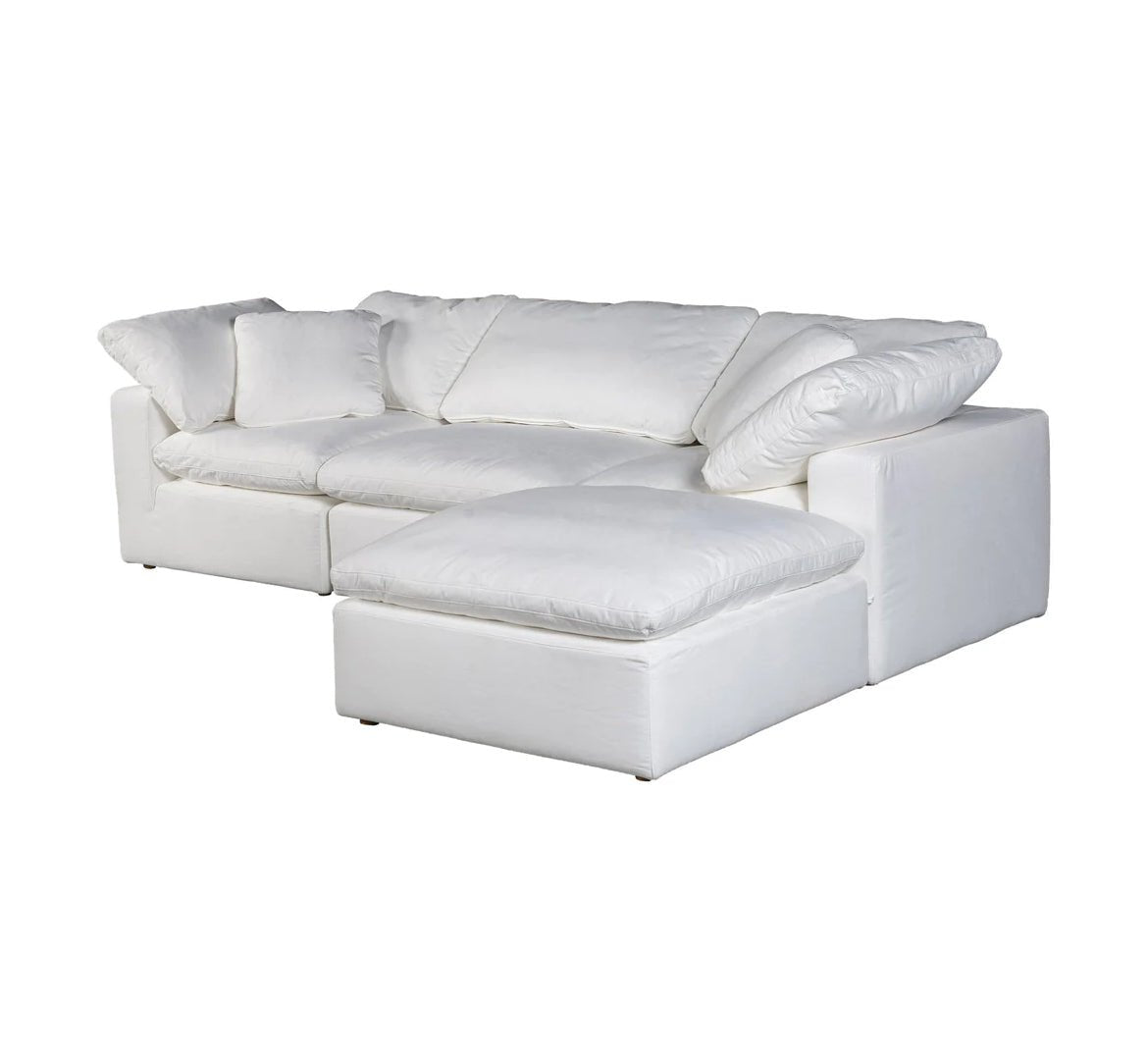 ‘Clay’ Lounge Modular Sectional (White) - EcoLuxe Furnishings