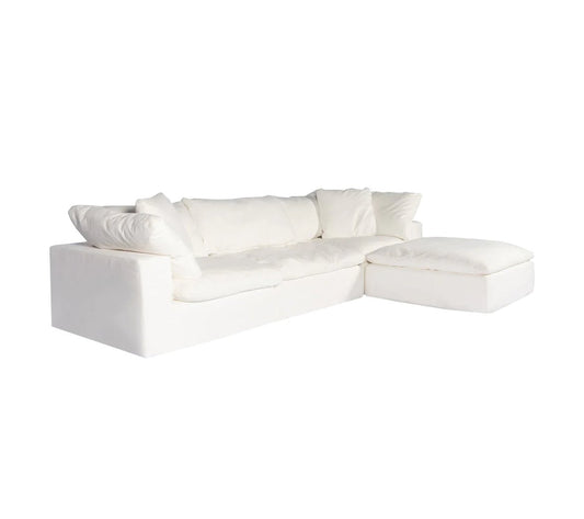 ‘Clay’ Lounge Modular Sectional (White) - EcoLuxe Furnishings