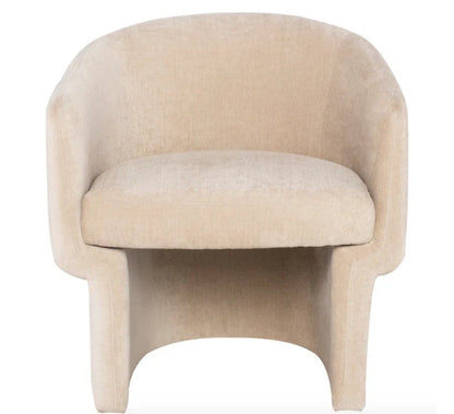 ‘Clementine’ Lounge Chair (Almond) - EcoLuxe Furnishings