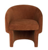 ‘Clementine’ Lounge Chair (Terracotta) - EcoLuxe Furnishings