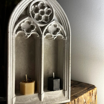 Concrete Gothic Altar - EcoLuxe Furnishings